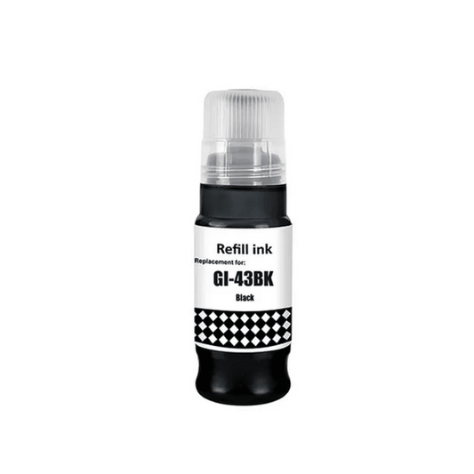 Canon GI-43BK sort refill 70 ml 4698C001 – alternativ