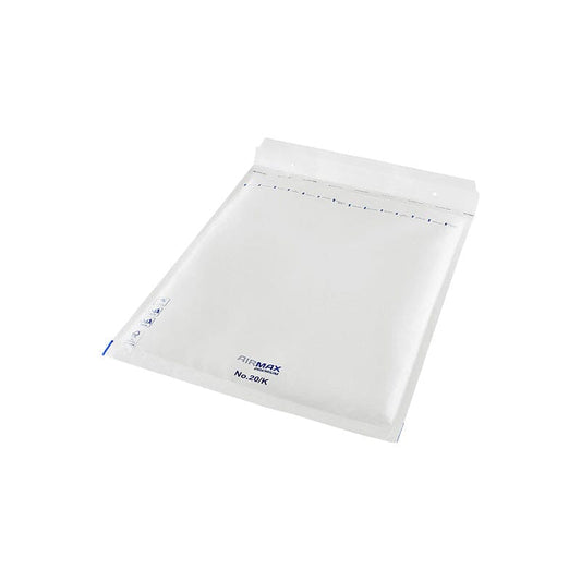 Hvid Boblekuverter AIRMAX Nr. 20 - 370 x 480 mm. - 50 stk