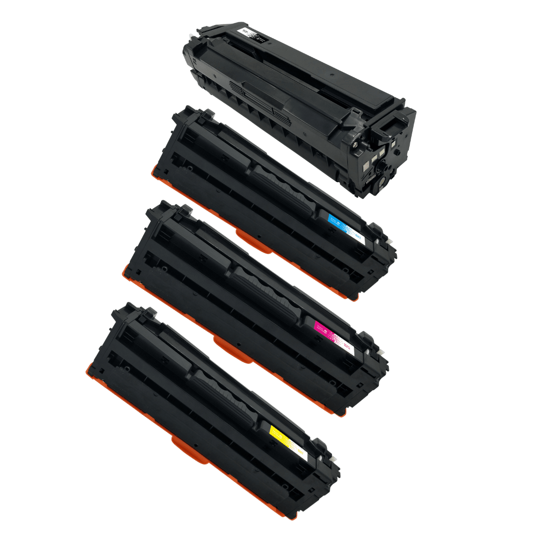Sæt af Samsung CLT-505L 1x BK/C/M/Y 16.500 sider – kompatible