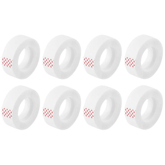 Tape Klar 8 stk - 19mm x 33 meter 50MIC