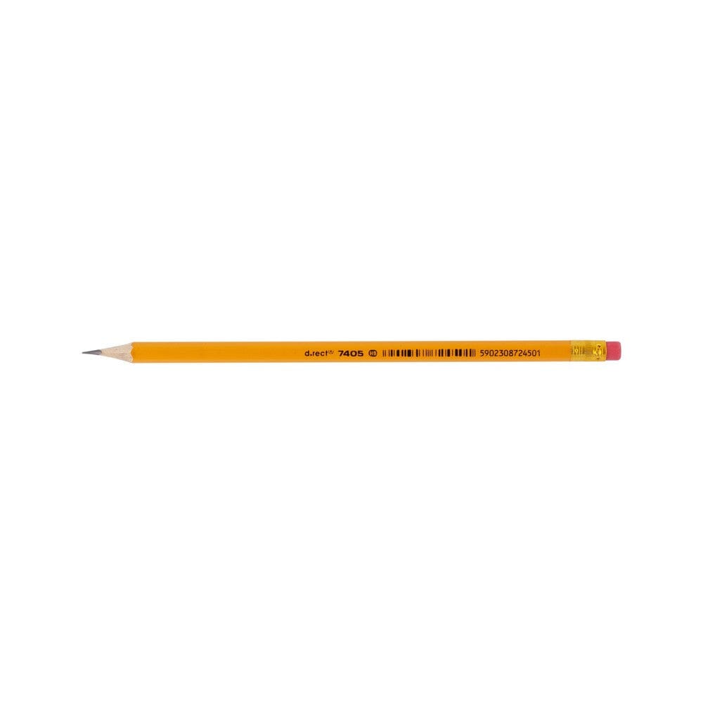 50 Blyanter HB med viskelæder