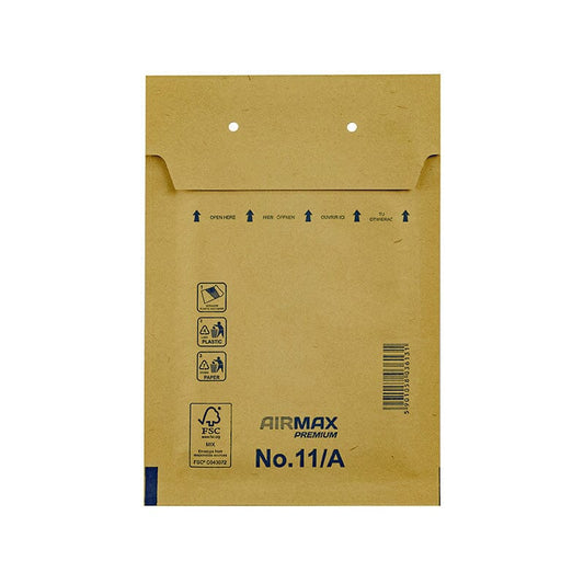 Brun Boblekuverter AIRMAX Nr. 11 - 120 x 175 mm. - 200 stk