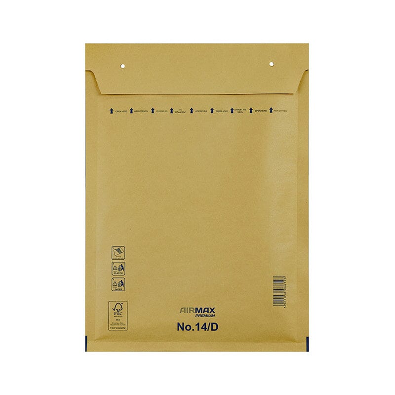 Brun Boblekuverter AIRMAX Nr. 14 - 200 x 275 mm. - 100 stk