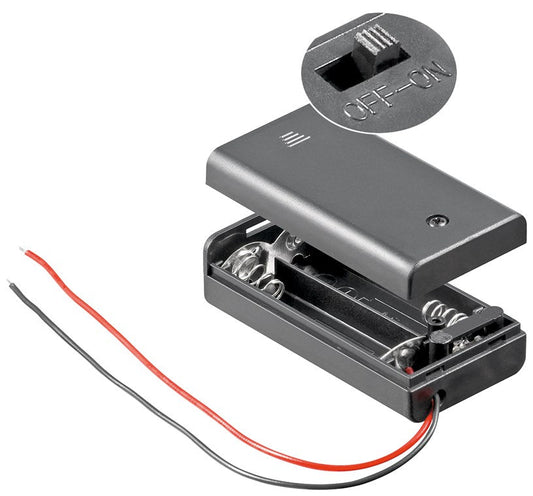 2x AA (Mignon) Batteri Holder