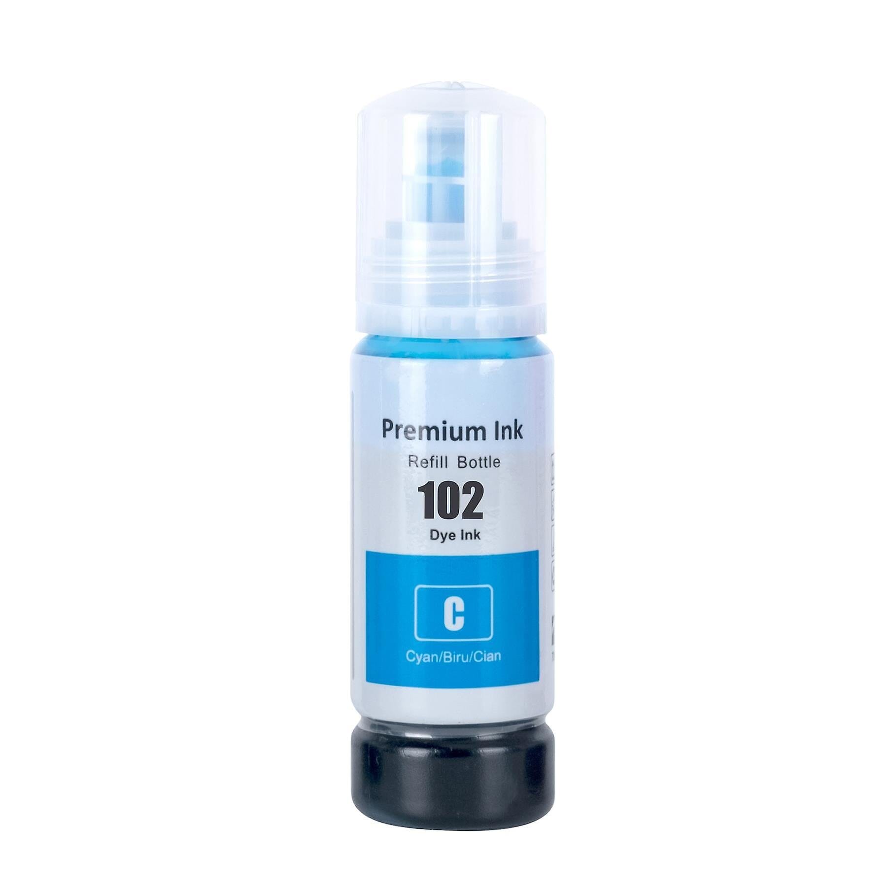 Epson 102 cyan refill 70 ml C13T03R240 – alternativ