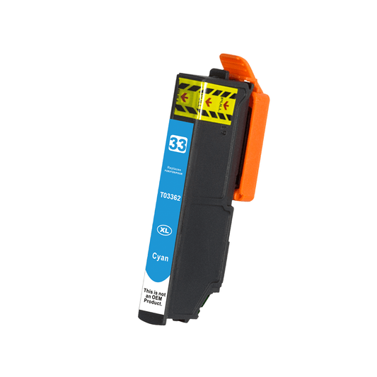 Epson 33XL cyan printerpatron 14 ml C13T33624012 – alternativ