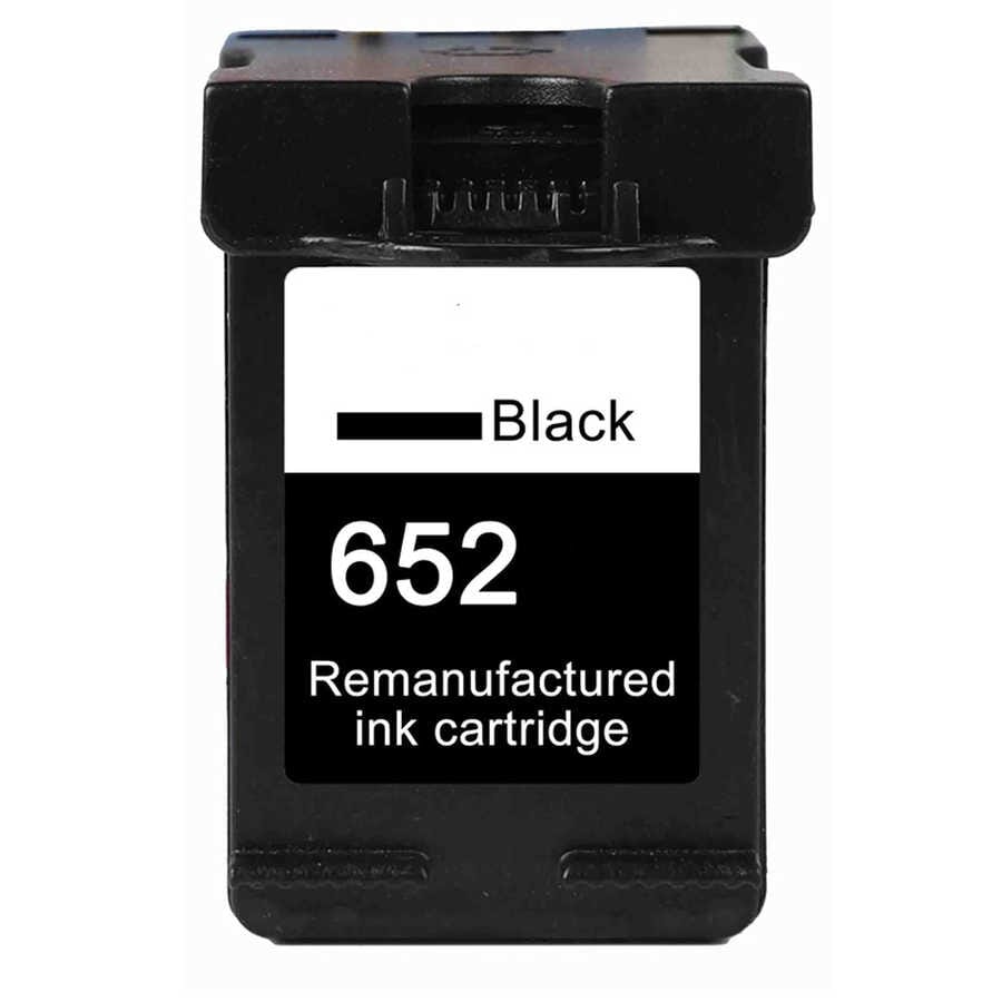 HP 652XL sort blækpatron 900 sider, F6V25AE, kompatibel