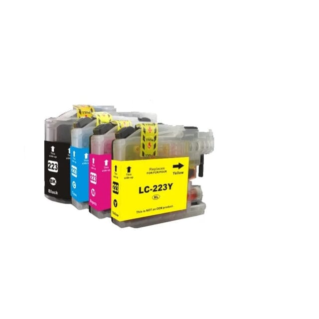 Pakke sæt Brother LC223 – 4 farver BK-C-M-Y – alternativ