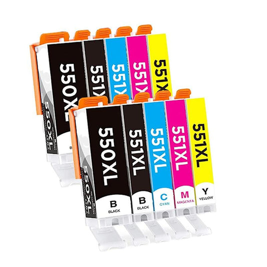 Pakke sæt Canon PGI-550XL / CLI-551XL – 5 farver PBK-BK-C-M-Y – alternativ – 155 ml