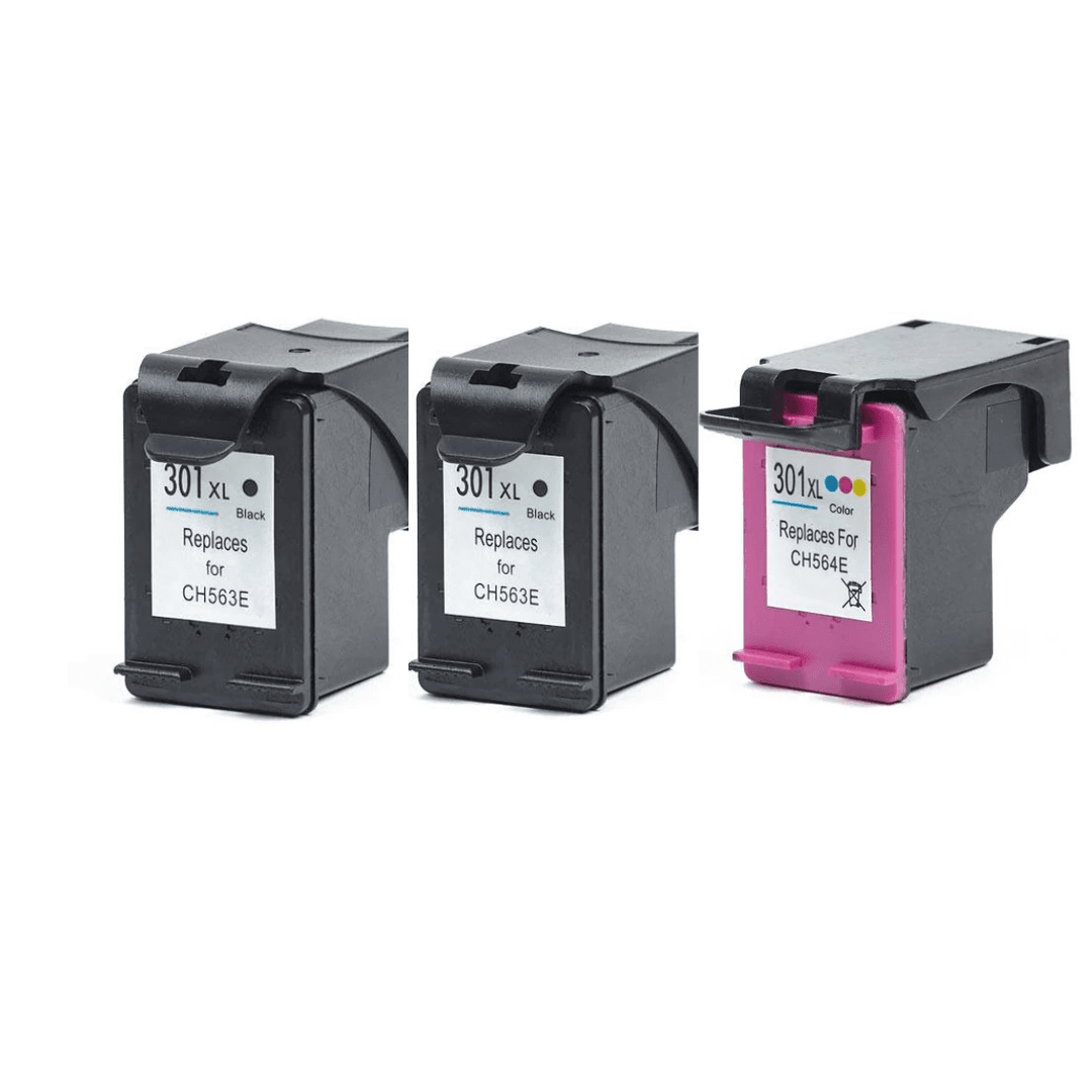 Pakke sæt HP 301XL – 2Sort, 1 farver – alternativ – 48 ml