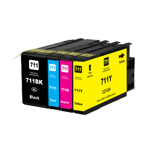 Pakke sæt HP 711 – 4 farver BK-C-M-Y – alternativ – 170ml
